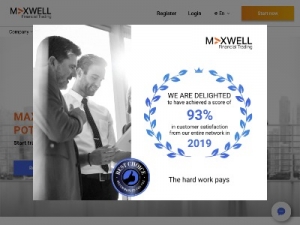 Скриншот главной страницы сайта maxwell.fm