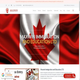 Скриншот главной страницы сайта maxwinglobal.com