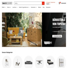 Скриншот главной страницы сайта maxxclever.com