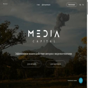 Скриншот главной страницы сайта mcapital.agency