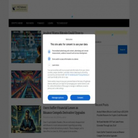 Скриншот главной страницы сайта mcrypto.club