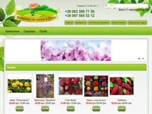 Скриншот главной страницы сайта md-sad.com