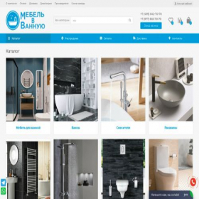 Скриншот главной страницы сайта mebel-v-vannuyu.ru