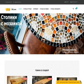 Скриншот главной страницы сайта mebel-welcome.ru
