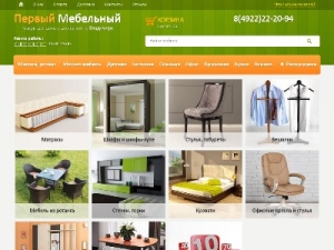 Скриншот главной страницы сайта mebel133.ru