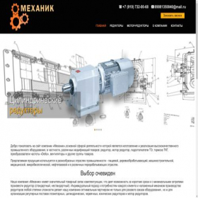 Скриншот главной страницы сайта mechanic36.ru