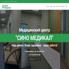 Скриншот главной страницы сайта medasset.ru