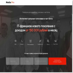 Скриншот главной страницы сайта mediapro-fr.ru