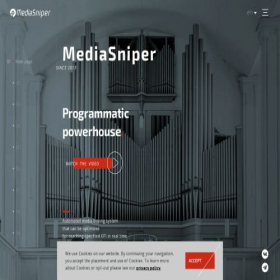 Скриншот главной страницы сайта mediasniper.ru