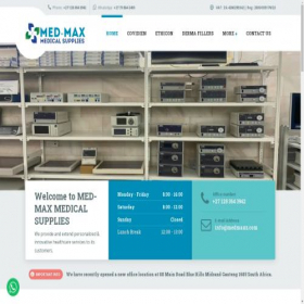 Скриншот главной страницы сайта medmaxz.com