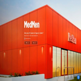 Скриншот главной страницы сайта medmen.com