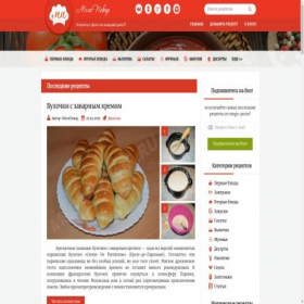Скриншот главной страницы сайта mega-povar.ru