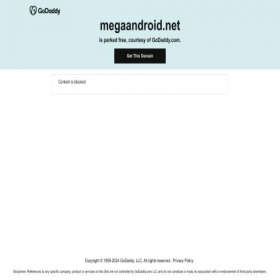 Скриншот главной страницы сайта megaandroid.net