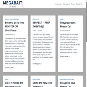 Скриншот главной страницы сайта megabait.com.ua