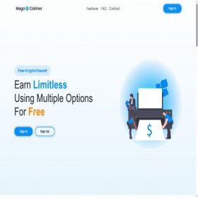 Скриншот главной страницы сайта megaclaimer.com
