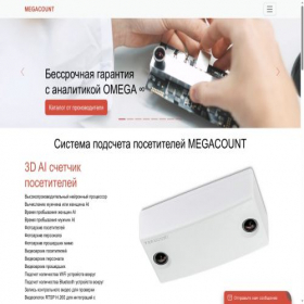 Скриншот главной страницы сайта megacount.ru