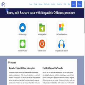 Скриншот главной страницы сайта megadisk.net