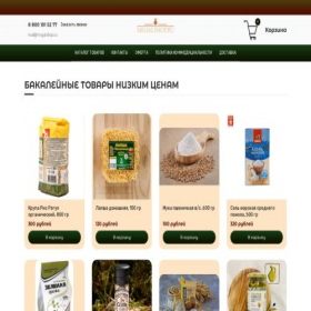 Скриншот главной страницы сайта megalshop.ru