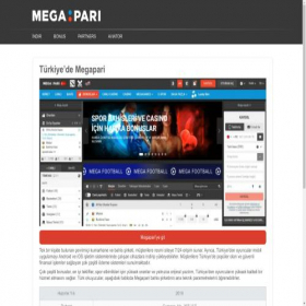 Скриншот главной страницы сайта megapari-tr.com
