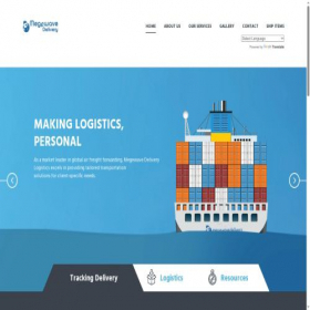 Скриншот главной страницы сайта megewavedelivery.com