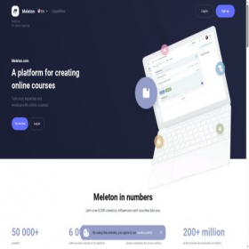 Скриншот главной страницы сайта meleton.ru