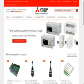 Скриншот главной страницы сайта melsec-fx.ru