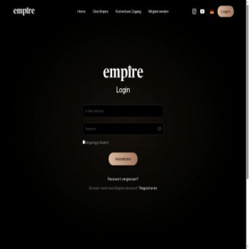 Скриншот главной страницы сайта member.official-empire.com