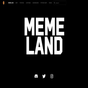 Скриншот главной страницы сайта memeland.com