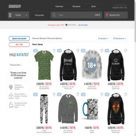 Скриншот главной страницы сайта memshmot.myprintbar.ru
