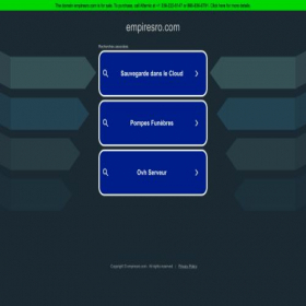 Скриншот главной страницы сайта mensa.empiresro.com