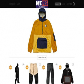 Скриншот главной страницы сайта mensnowboard.com