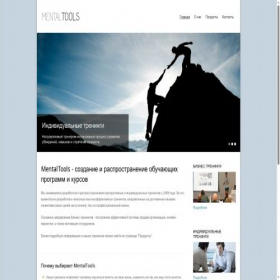 Скриншот главной страницы сайта mentaltools.ru
