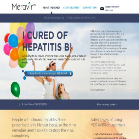 Скриншот главной страницы сайта meravir-store.com