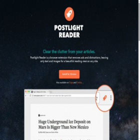 Скриншот главной страницы сайта mercury.postlight.com