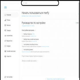 Скриншот главной страницы сайта merfy.ru