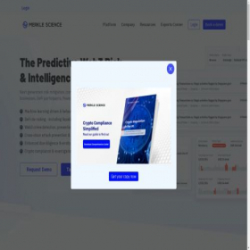 Скриншот главной страницы сайта merklescience.com