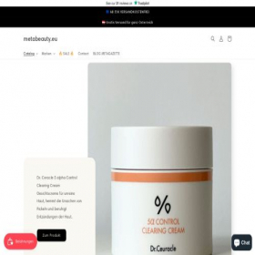 Скриншот главной страницы сайта metabeauty.eu
