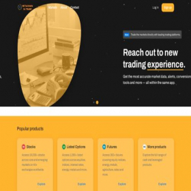 Скриншот главной страницы сайта metachains24trades.com