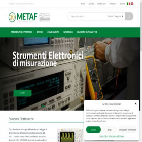 Скриншот главной страницы сайта metaf.com