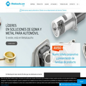 Скриншот главной страницы сайта metalcaucho.com