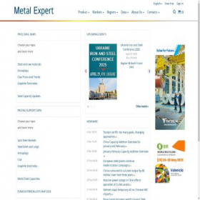 Скриншот главной страницы сайта metalexpert-group.com