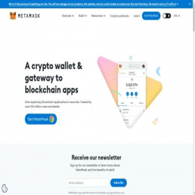 Скриншот главной страницы сайта metamask.github.io