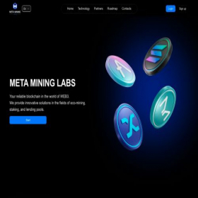 Скриншот главной страницы сайта metamininglabs.com