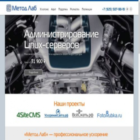 Скриншот главной страницы сайта methodlab.ru