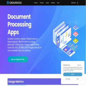 Скриншот главной страницы сайта metrics.groupdocs.app