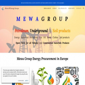 Скриншот главной страницы сайта mewagroup.com