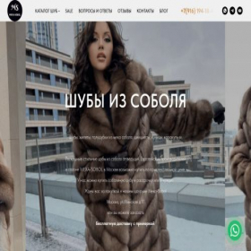 Скриншот главной страницы сайта mexa-sobol.ru