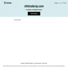 Скриншот главной страницы сайта mfxtradevip.com