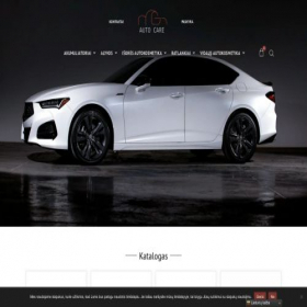 Скриншот главной страницы сайта mg-auto.lt