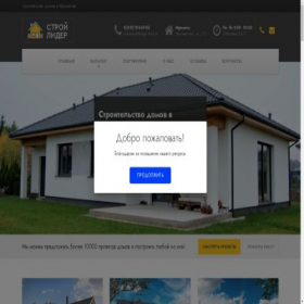 Скриншот главной страницы сайта mgn-stroy.ru